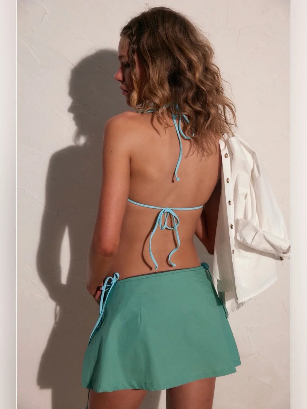 NWT Free People free-est Cherie Skort - Pastel Grass - XL